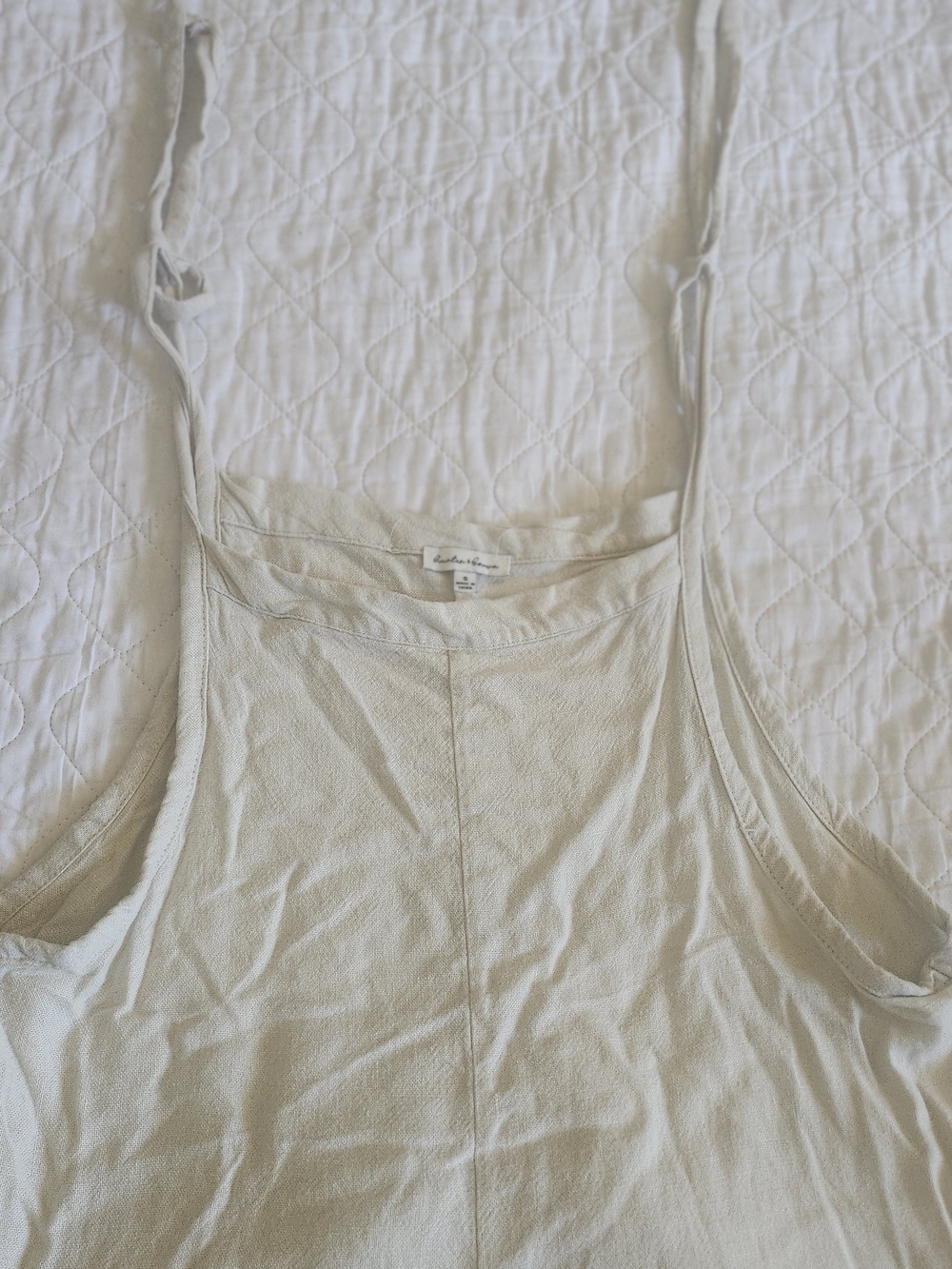 Oversized Light Cream Women's Jumpsuit